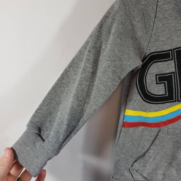 365 Kids Garanimals Grey Boys Full Zip Lng Slv Hoodie Jacket Great Shark Sz 4 - Picture 3 of 9